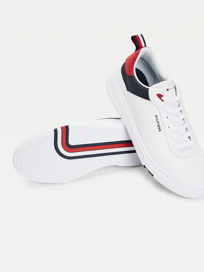 TH Modern Leather Cupsole Trainers | Tommy Hilfiger Saudi