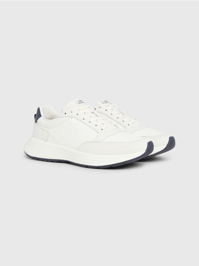 Elevated Leather Running Trainers | Tommy Hilfiger