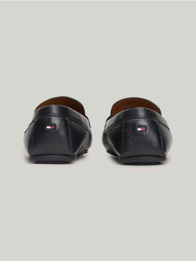 Leather Fine Cleat Driving Shoes Tommy Hilfiger