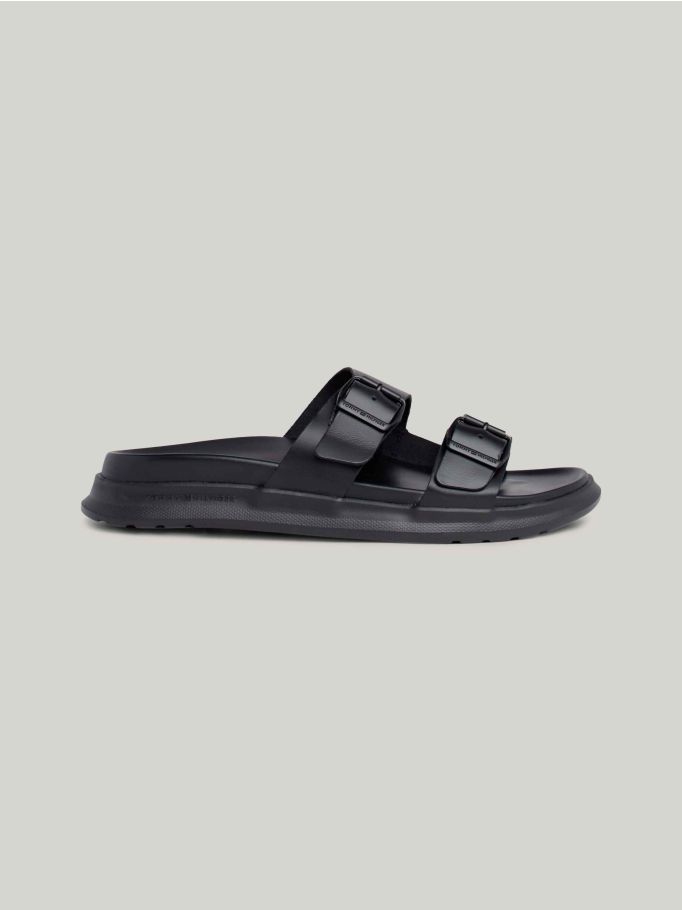 Tommy hilfiger sale leather sandals