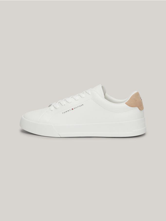 Pebble Grain Logo Court Trainers | Tommy Hilfiger