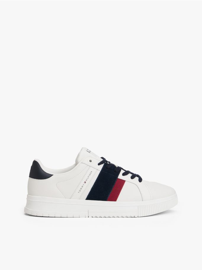 Classic Mixed Texture Fine Cleat Trainers | Tommy Hilfiger