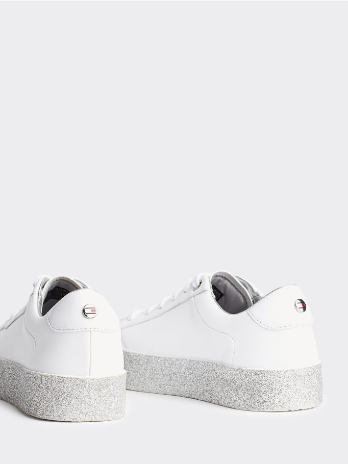 glitter foxing dress trainers