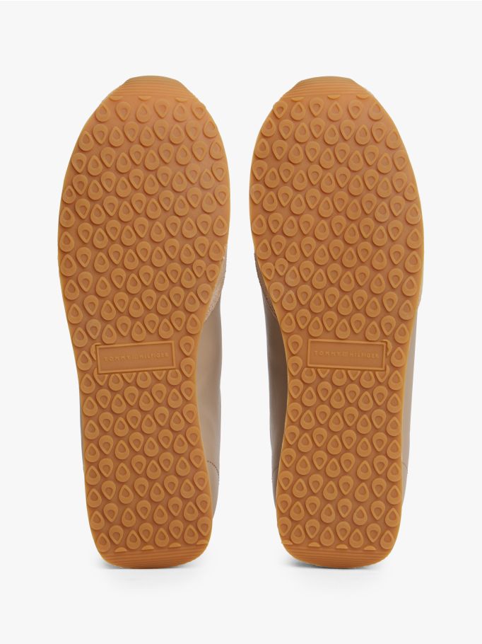 Casual Leather Metallic Logo Trainers | Tommy Hilfiger