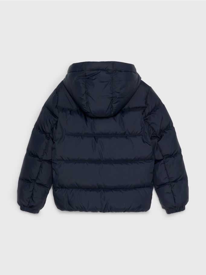 Down-Filled Hooded Relaxed Puffer Jacket | Tommy Hilfiger Down-Filled Hooded Relaxed Puffer Jacket | Tommy Hilfiger