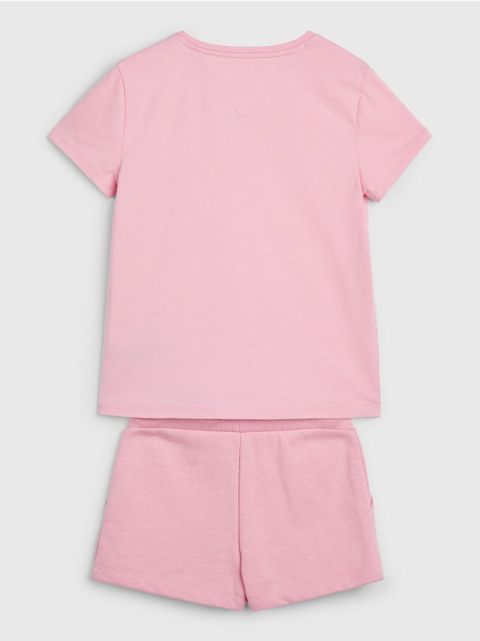 tommy hilfiger shirt and shorts set