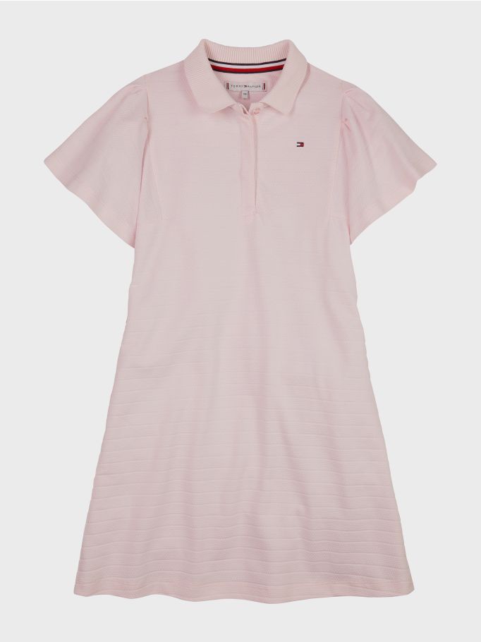 Logo Jacquard Polo Dress