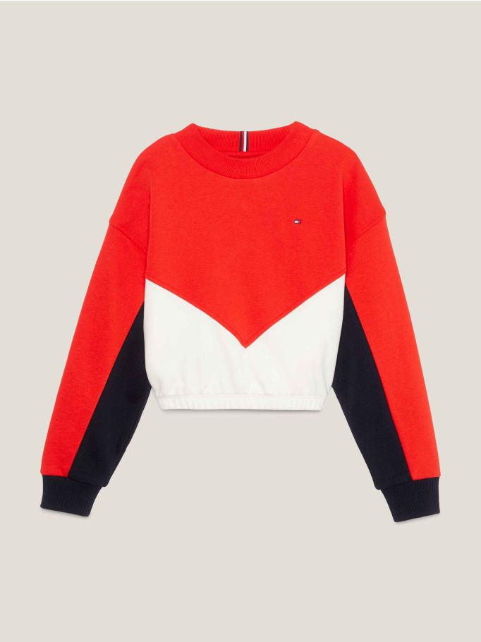 Color block 2024 tommy hilfiger sweater