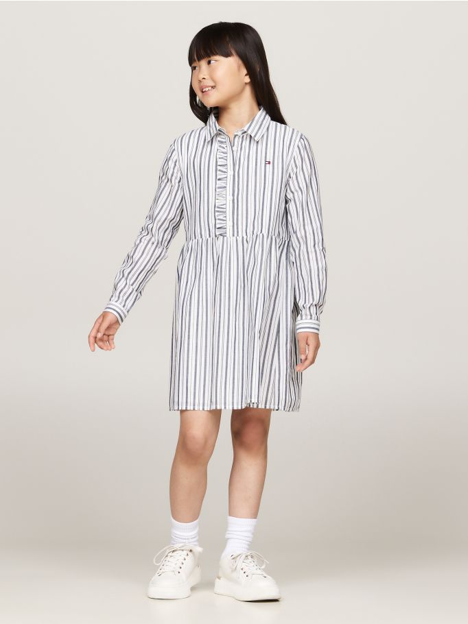 Kerry Striped Ruffle Dress 新品・ハンガー・タグ付 Kerry Striped Ruffle Dress 新品・ハンガー・タグ付 Kerry Striped