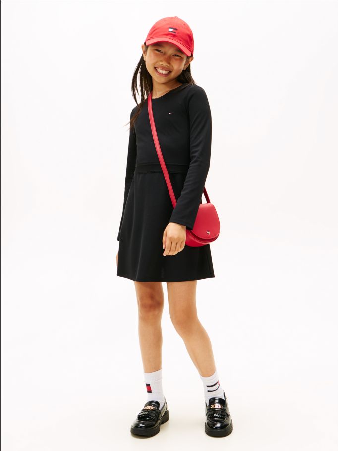 tommy hilfiger skater dress Buy Tommy Hilfiger Blue Essential Short Sleeve Skater Dress from Next USA