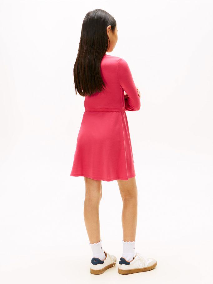 strapless open back dress Austin Convertible Maxi Dress in Hot Pink| Pink Oversized Maxi Dress | Pink  Bridesmaid Dress main image 1
