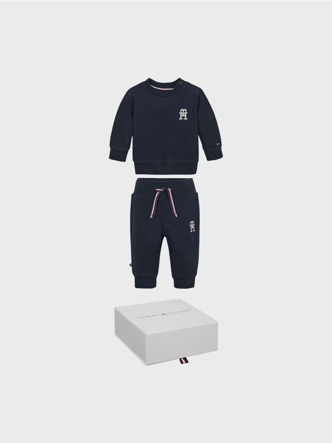 Tommy hilfiger navy on sale tracksuit