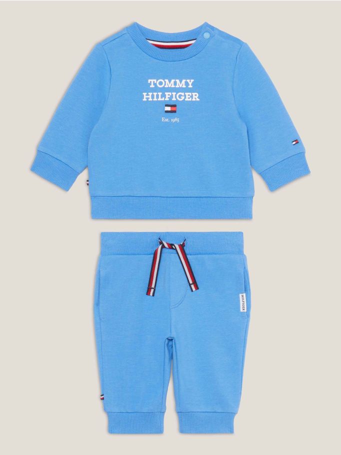 Logo Sweatshirt And Joggers Set Tommy Hilfiger