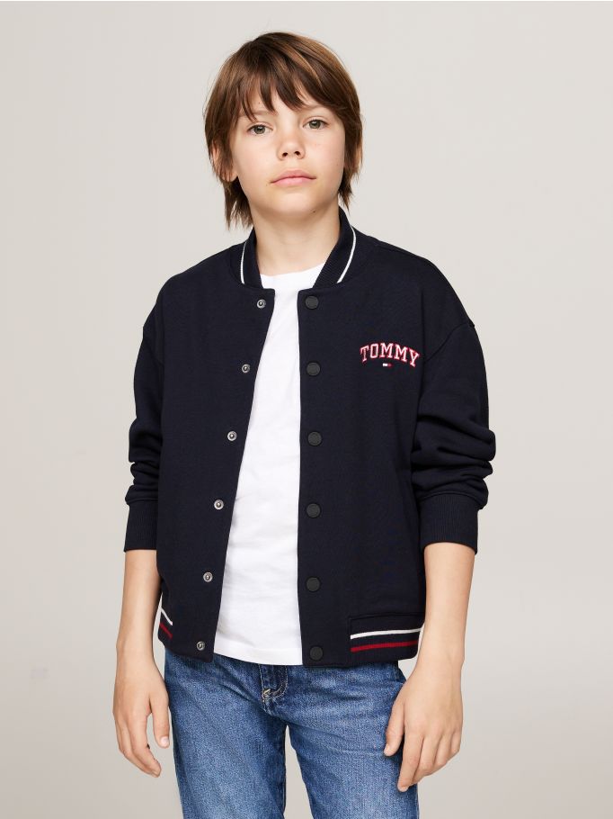 Monotype Embroidered Varsity Jacket Tommy Hilfiger