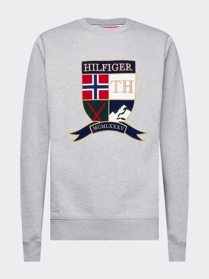 Tommy Icons Shield Embroidery Sweatshirt 2025