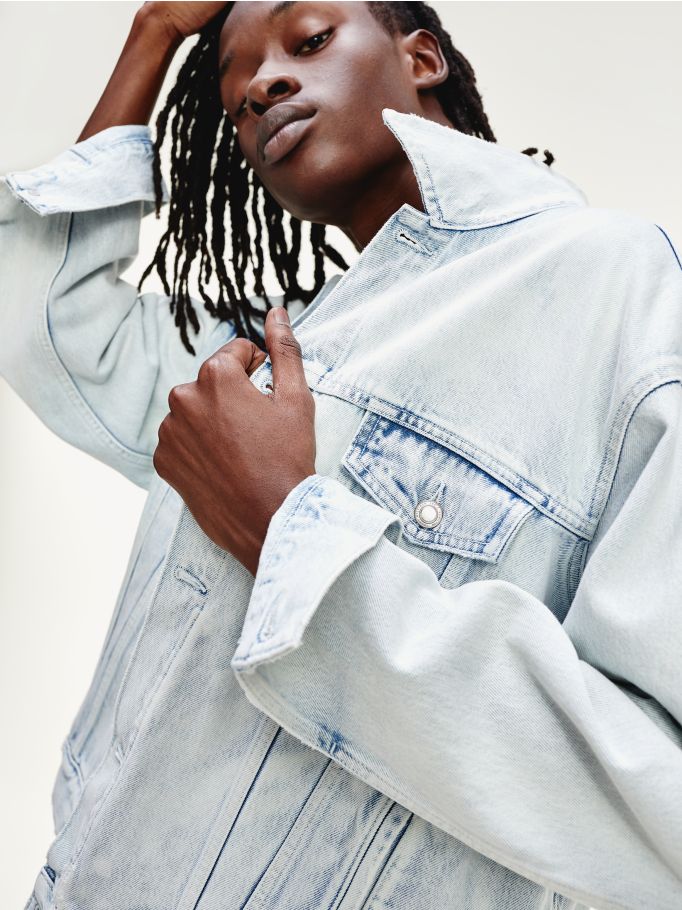 tommy hilfiger regular trucker jacket