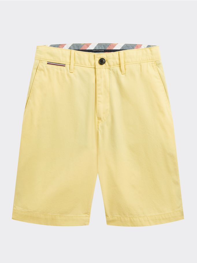 mens lemon chino shorts