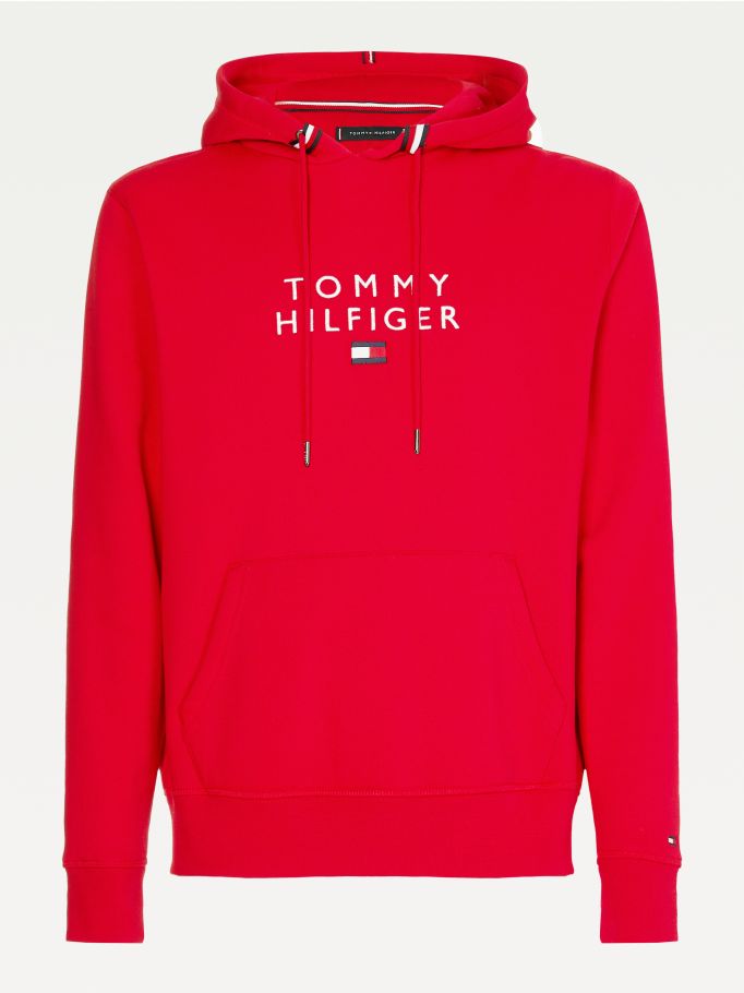 Tommy Hilfiger Logo Flex Fleece Hoody Tommy Hilfiger