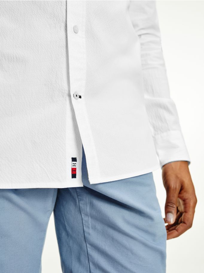 Tommy Hilfiger Th Flex Seersucker Slim Fit Shirt Tommy Hilfiger
