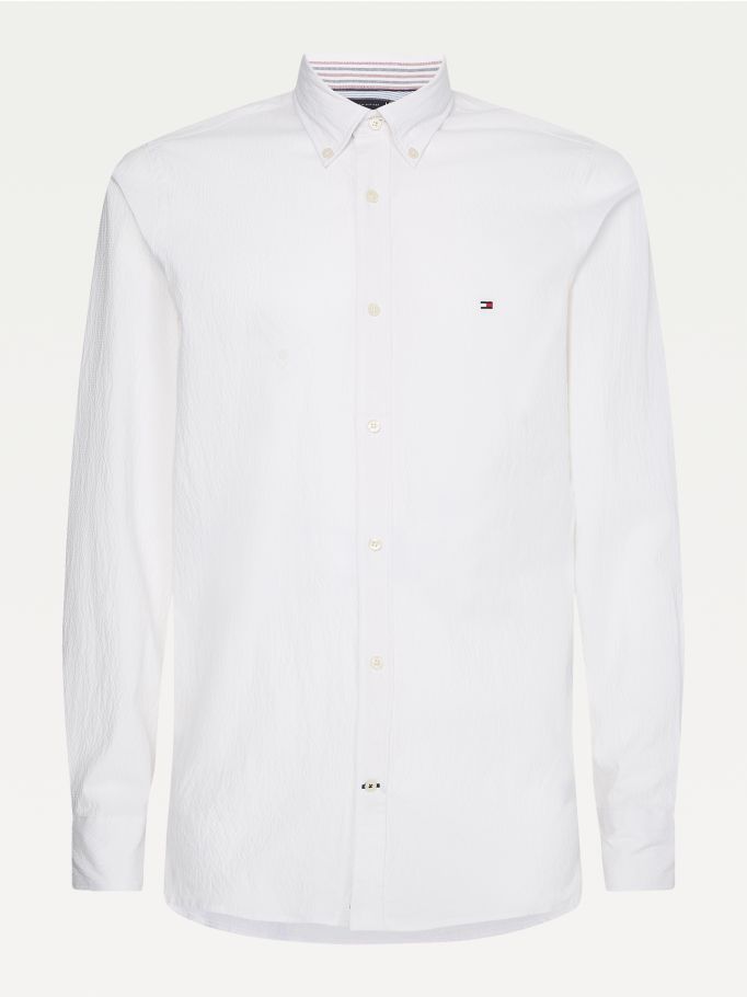 Tommy Hilfiger Th Flex Seersucker Slim Fit Shirt Tommy Hilfiger