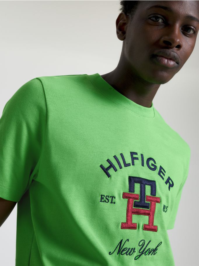 TH Monogram Embroidery Logo T-Shirt | Tommy Hilfiger