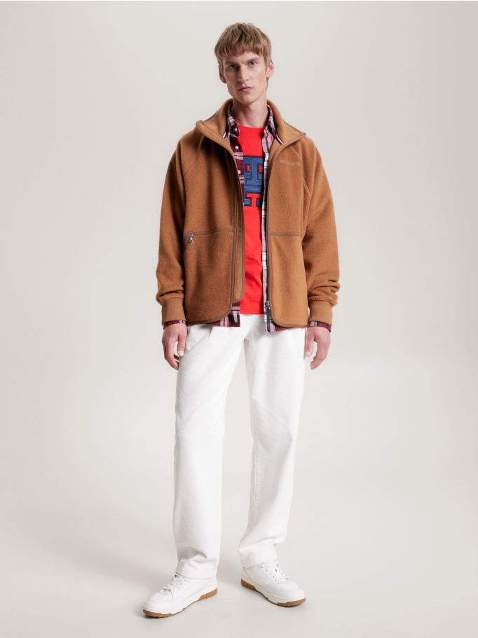 Hilfiger Monotype Archive Fit Zip-Thru Jumper | Tommy Hilfiger