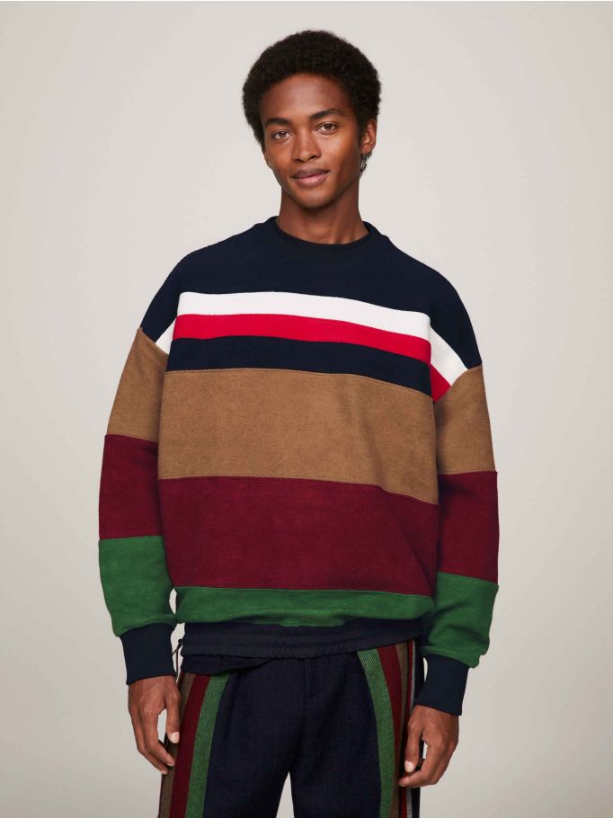 New York Stripe Oversized Sweatshirt Tommy Hilfiger