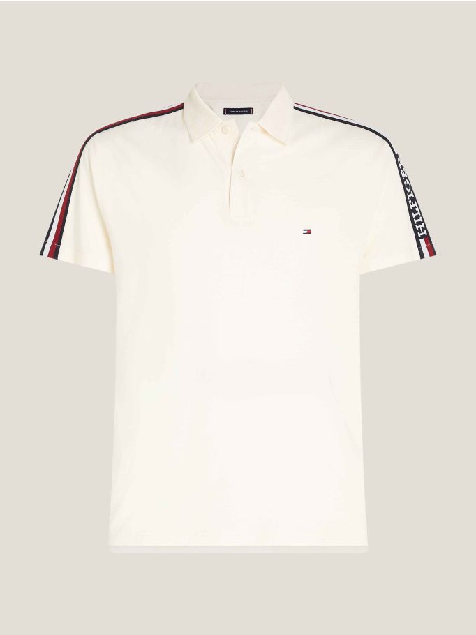 Hilfiger Monotype Global Stripe Sleeve Polo | Tommy Hilfiger