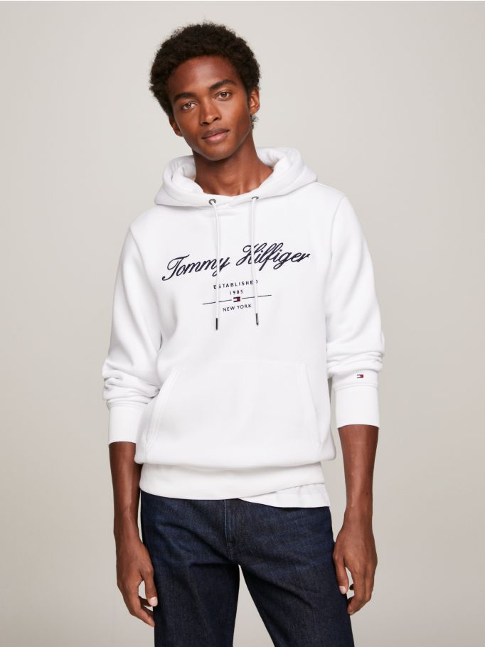 Tommy hilfiger long hoodie sale