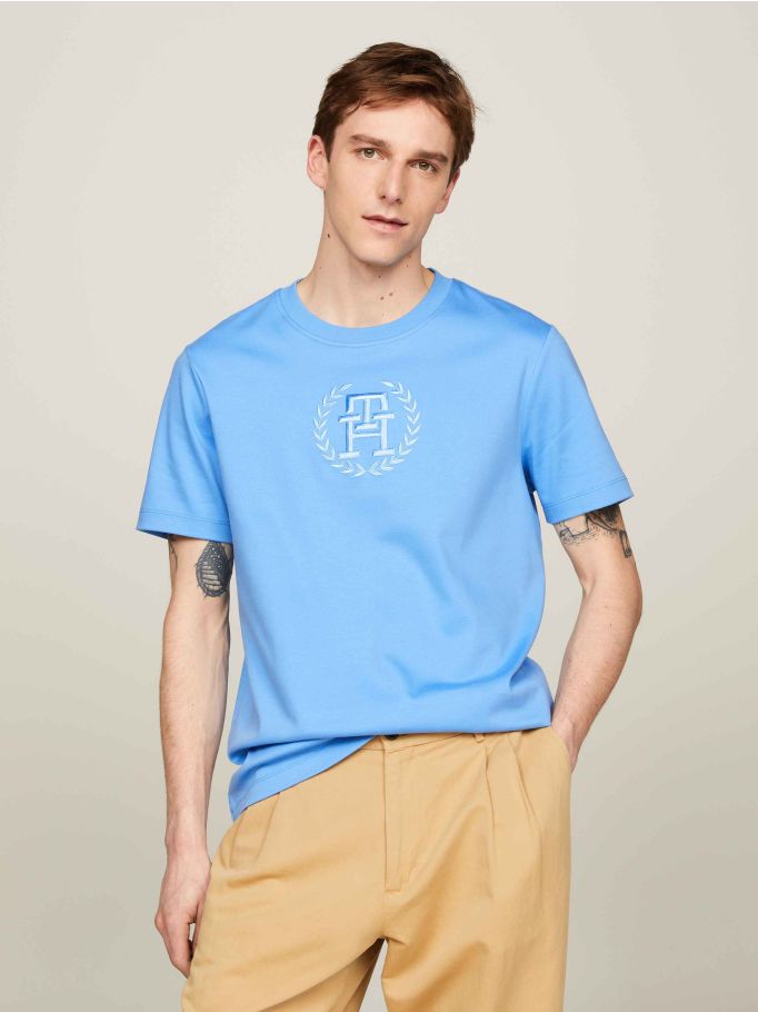 Archive Crest Logo Tonal Embroidery T-Shirt | Tommy Hilfiger