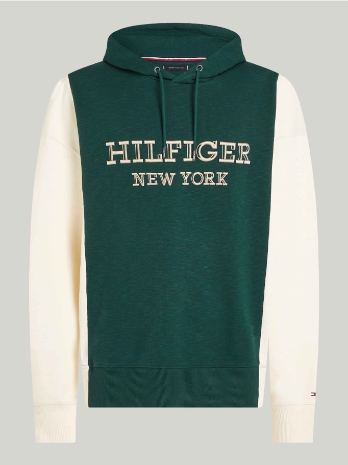 Hilfiger Monotype Colour-Blocked Hoody | Tommy Hilfiger