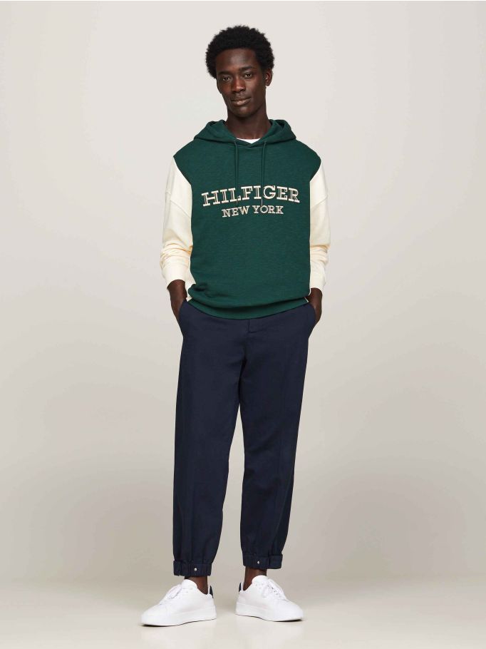Hilfiger Monotype Colour-Blocked Hoody | Tommy Hilfiger