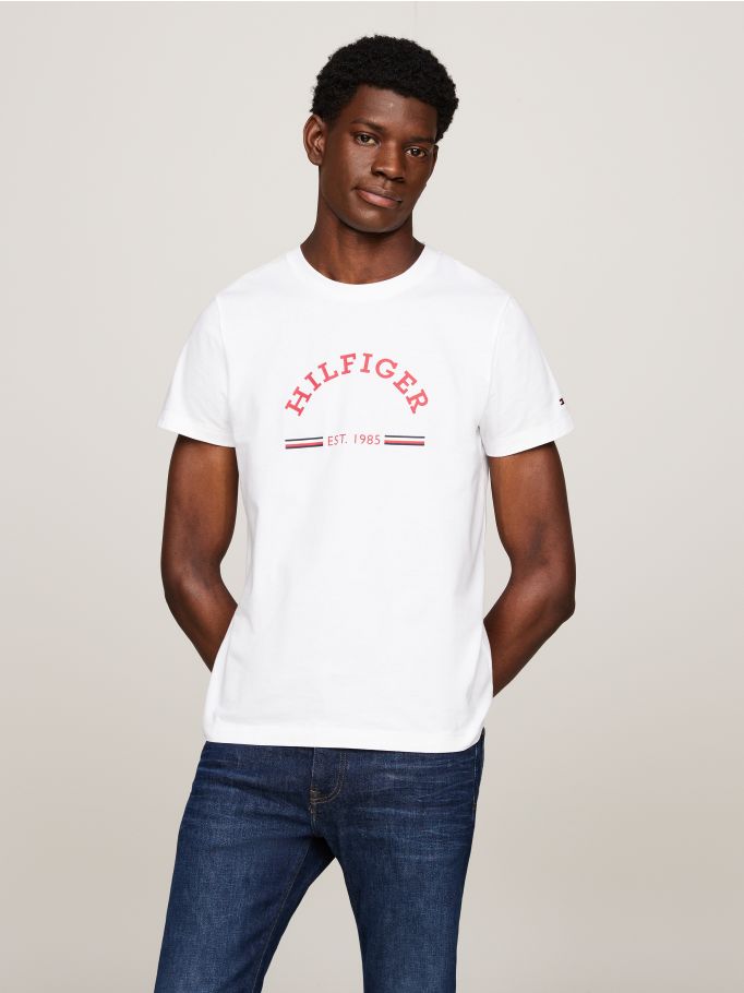 Logo Slim Fit T Shirt Tommy Hilfiger