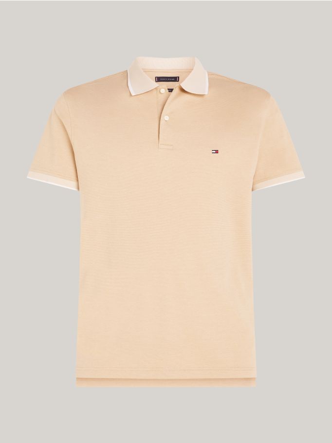 Two-Tone Tipped Regular Fit Polo | Tommy Hilfiger