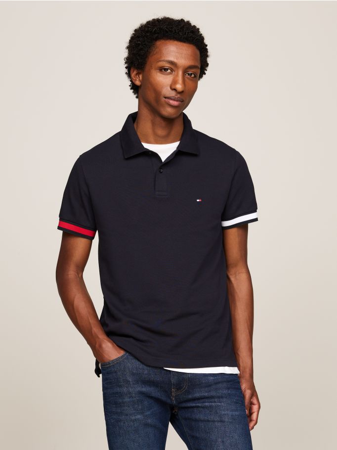 Hilfiger Flag Slim Fit Polo | Tommy Hilfiger