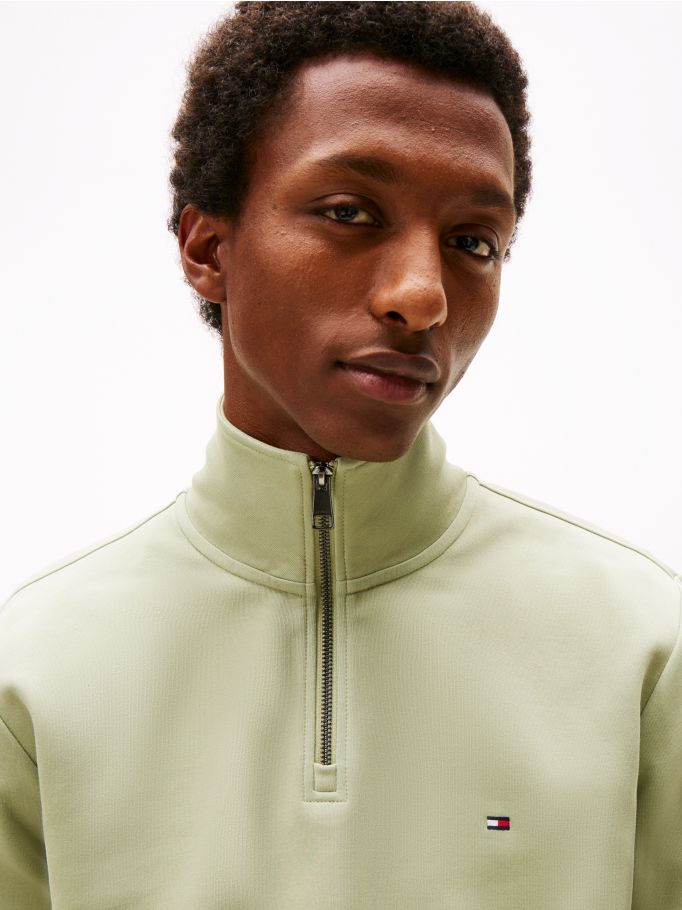 Chic Quarter-Zip Intechno Knit Sweatshirt | Tommy Hilfiger