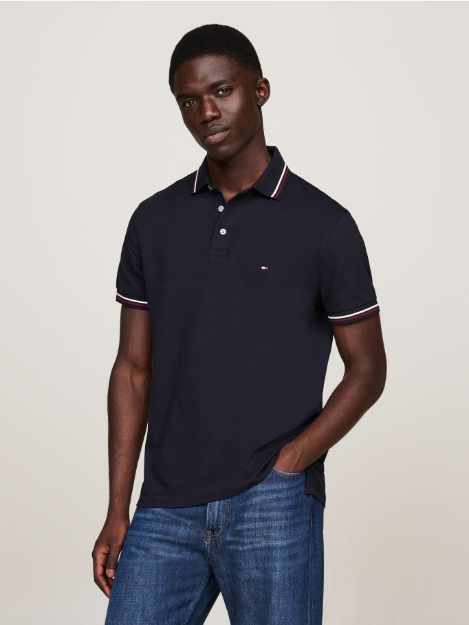 Slim Tipped Polo Shirt