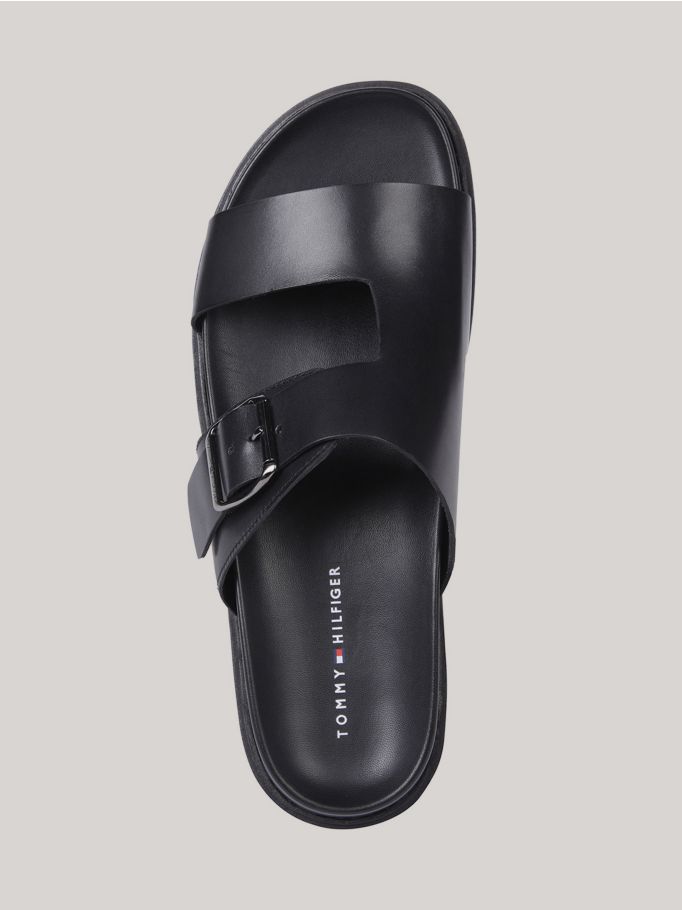 Tommy hilfiger men's leather sandals on sale
