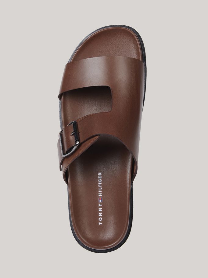 Tommy hilfiger leather sandals sale