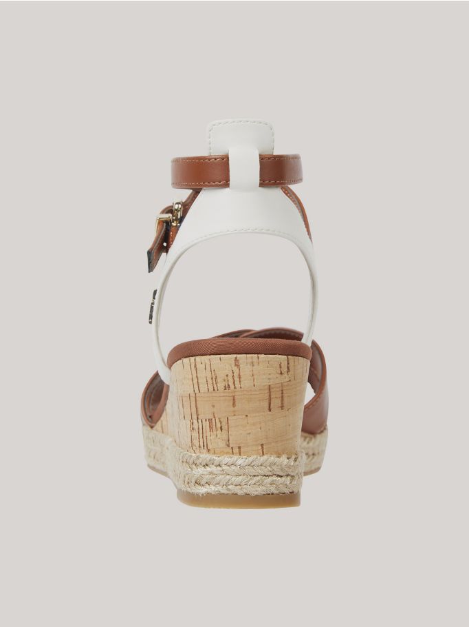 Cork High Wedge Sandals