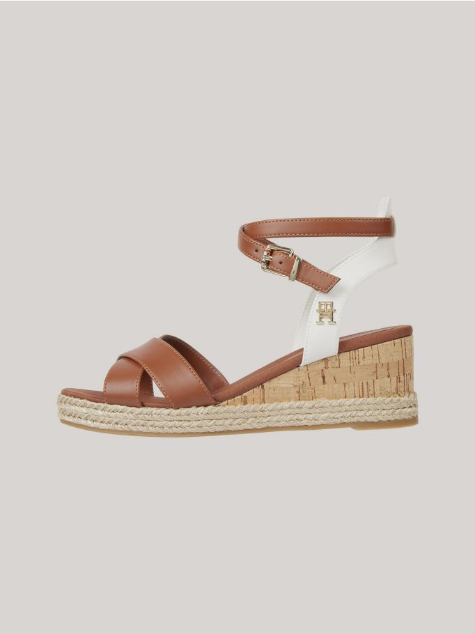 Cork High Wedge Sandals Tommy Hilfiger