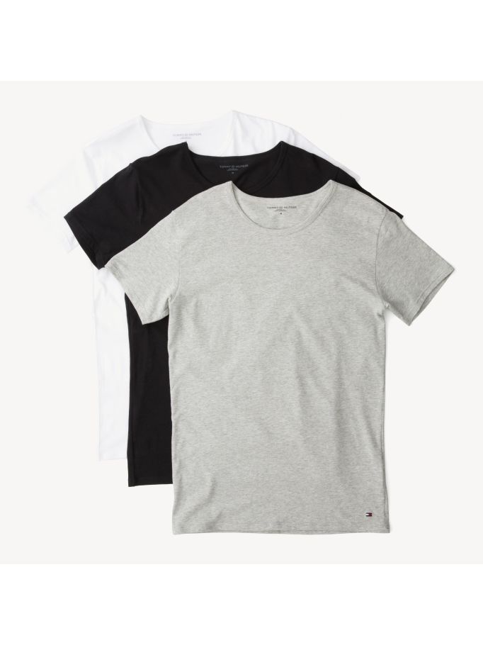 Men's Essential Cotton Crewneck T-Shirt 3-Pack