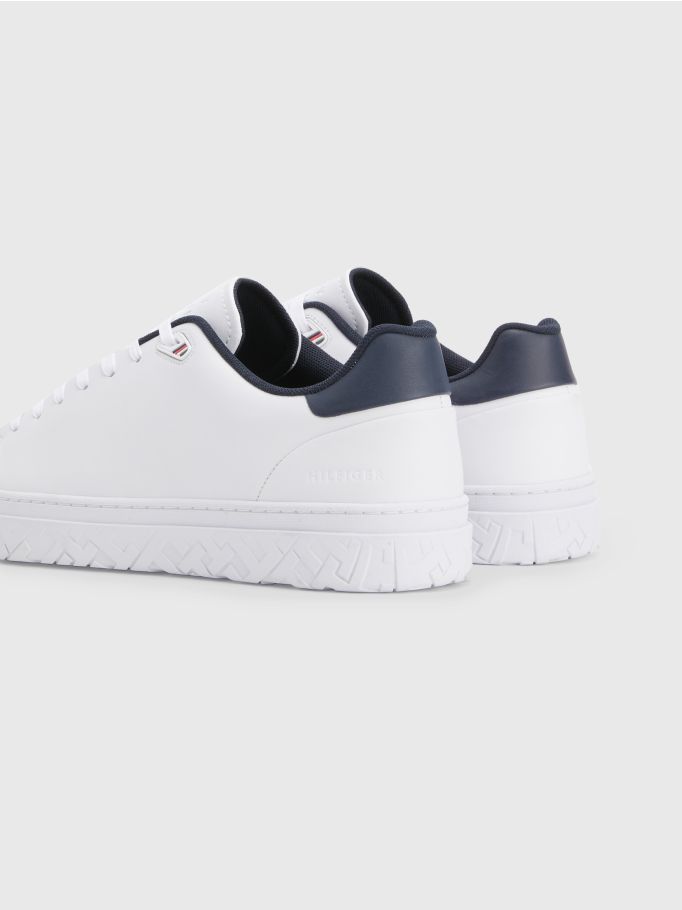 TH Modern Iconic Leather Trainers Tommy Hilfiger