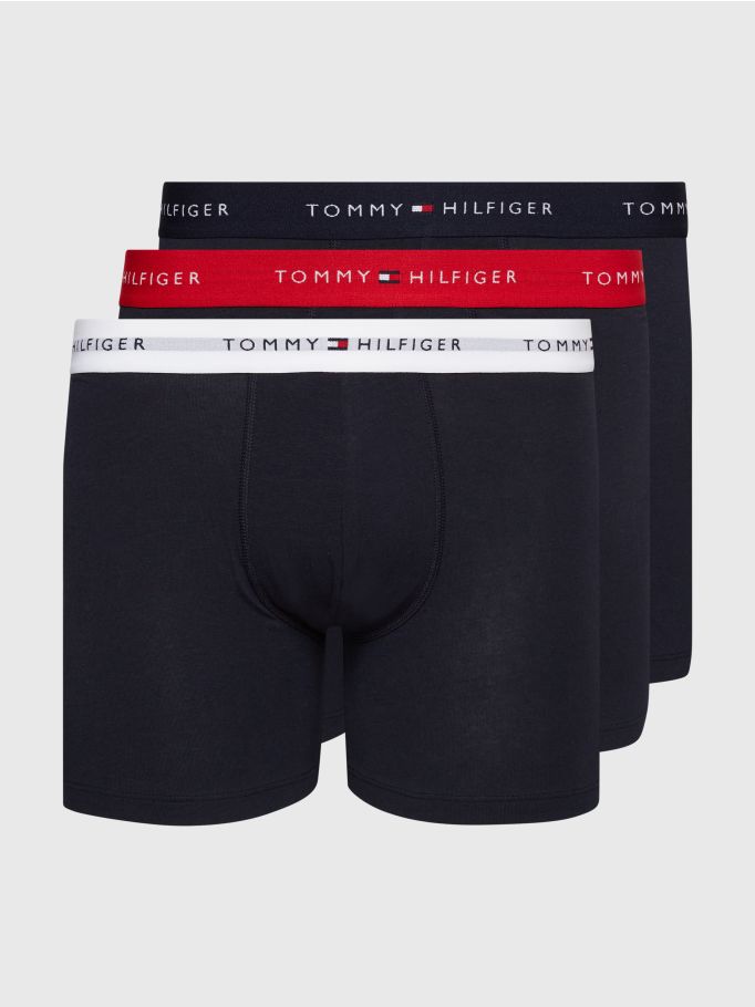 Tommy Hilfiger 3-Pack Cotton Boxer Briefs - Mens