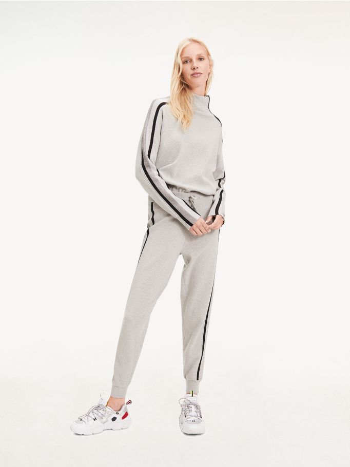 tommy hilfiger womens grey jumper