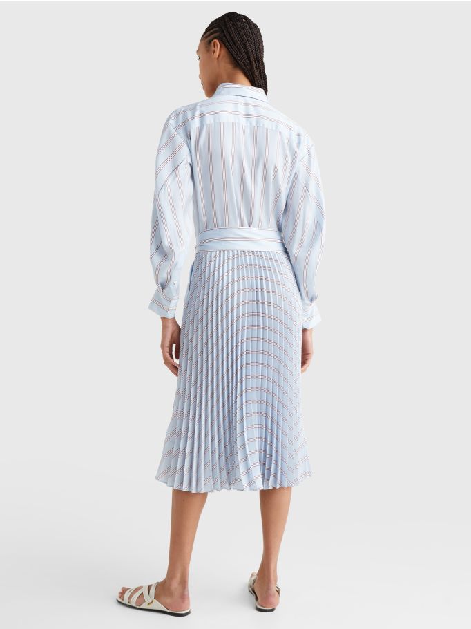 Mixed Stripe Regular Fit Shirt Dress | Tommy Hilfiger®
