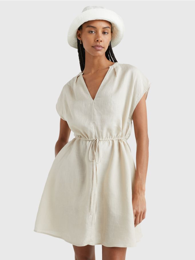 Tommy hilfiger linen dress shop