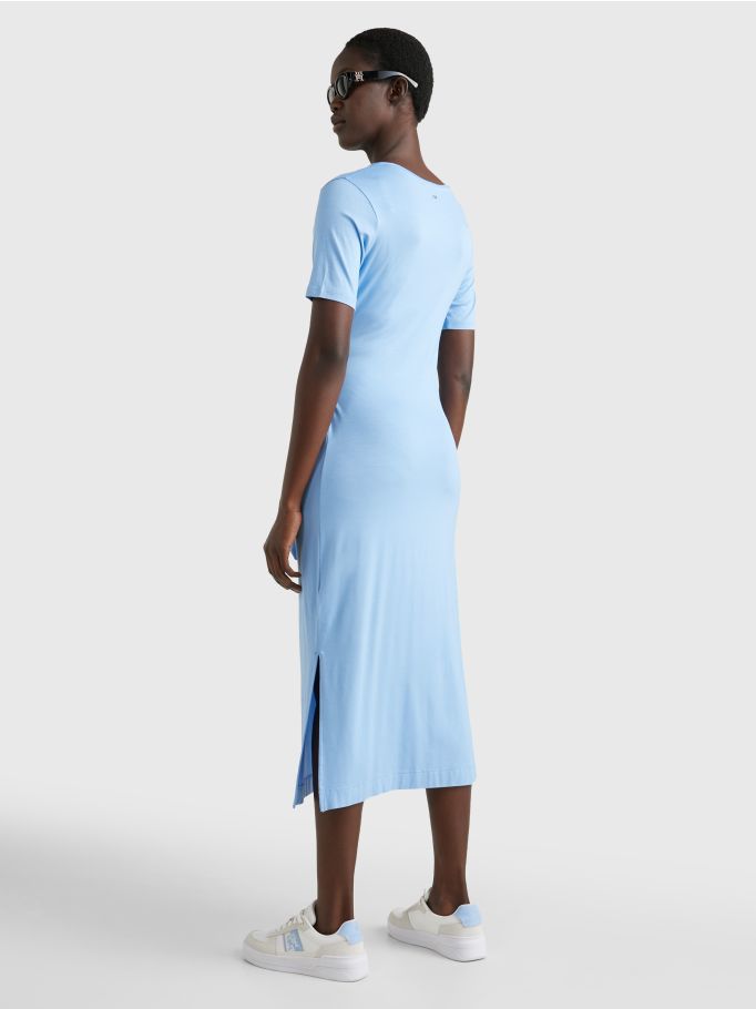 Knot Midi T Shirt Dress