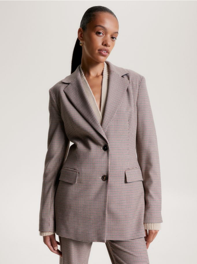 Tattersall Check Slim Fit Blazer Tommy Hilfiger