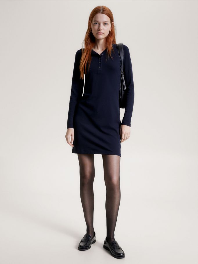 Tommy hilfiger dress long sleeve discount